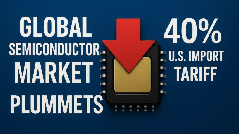 Nguy Cơ Thị Trường Bán Dẫn Toàn Cầu Sụt Giảm Mạnh Nếu Mỹ Duy Trì Thuế Nhập Khẩu 40% Featured