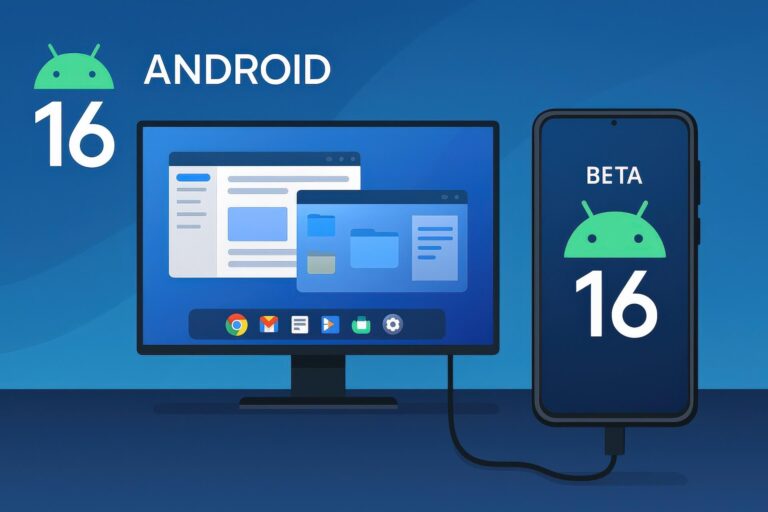 Android 16 Beta Chế độ Desktop Mode Mới Biến Smartphone Thành Pc đa Nhiệm Featured