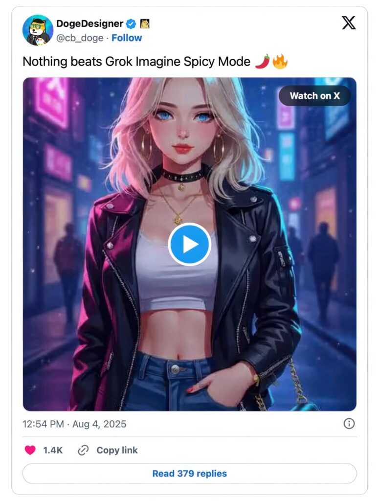 Elon Musk Ra Mắt Chế độ “spicy” Cho Grok Ai Gây Tranh Cãi Vì Cho Phép Tạo Video Nhạy Cảm 02