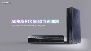 Gigabyte ra mắt AORUS RTX 5060 Ti AI BOX - eGPU hiệu năng gần ngang bản desktop