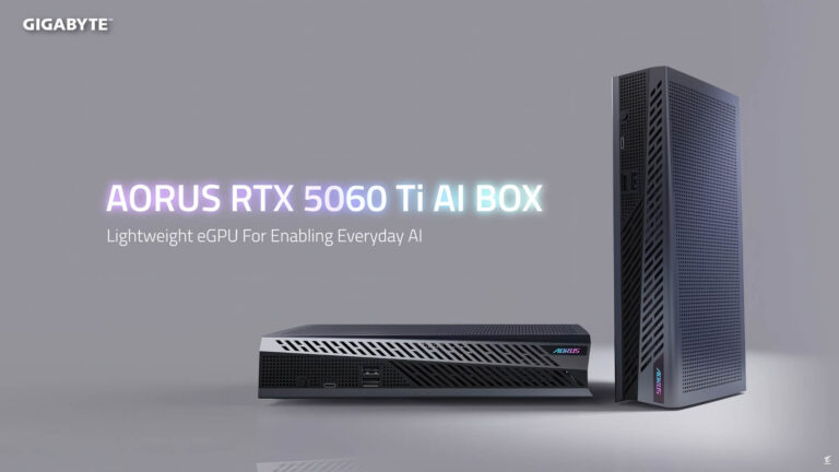 Gigabyte ra mắt AORUS RTX 5060 Ti AI BOX - eGPU hiệu năng gần ngang bản desktop