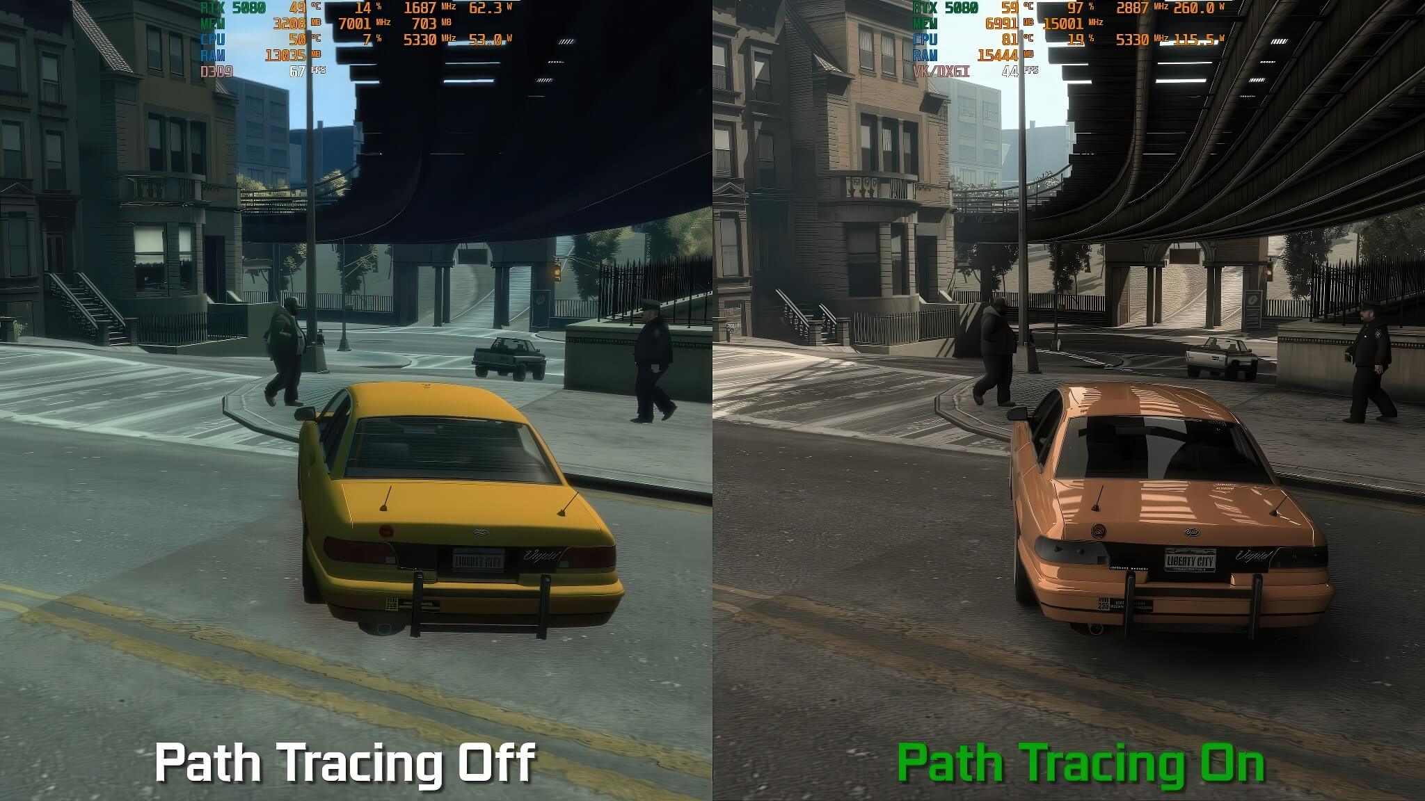 Mod GTA 4 RTX Remix công khai: Đồ họa Path Tracing, tải dễ dàng