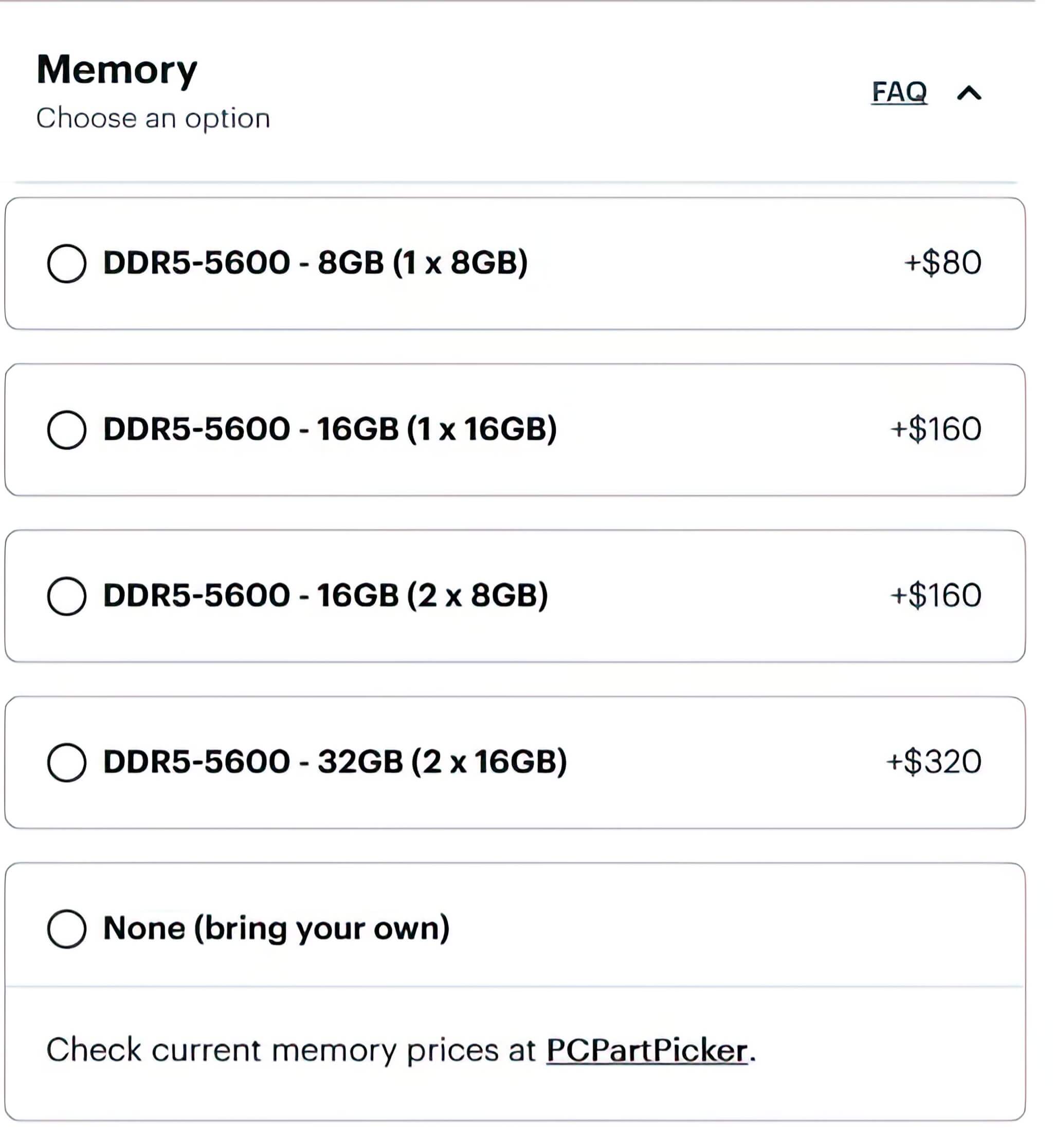 Giá RAM laptop Framework tiếp tục tăng mạnh lần thứ hai