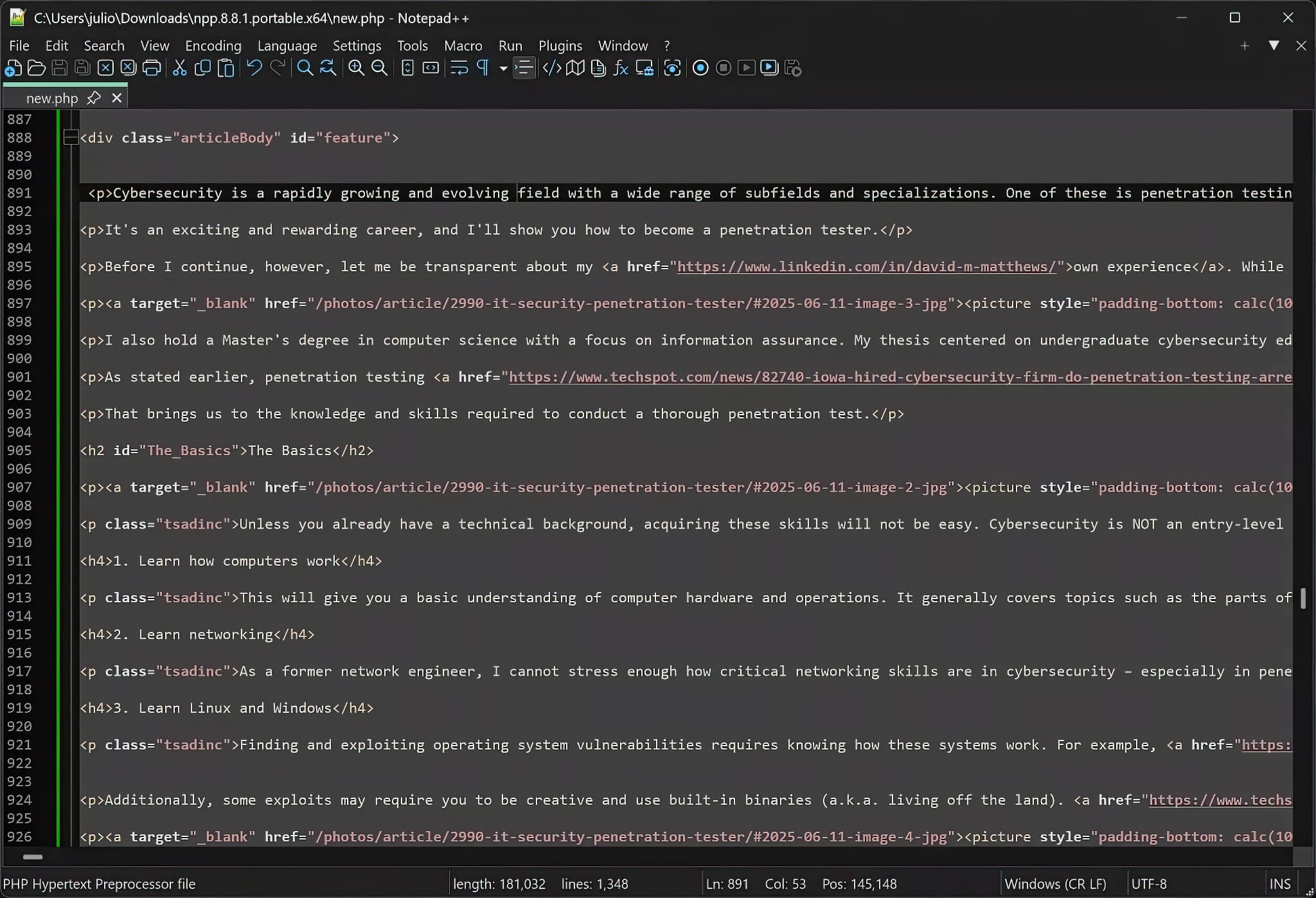 Lỗ hổng trên Notepad++ và cách cập nhật bản vá lỗi