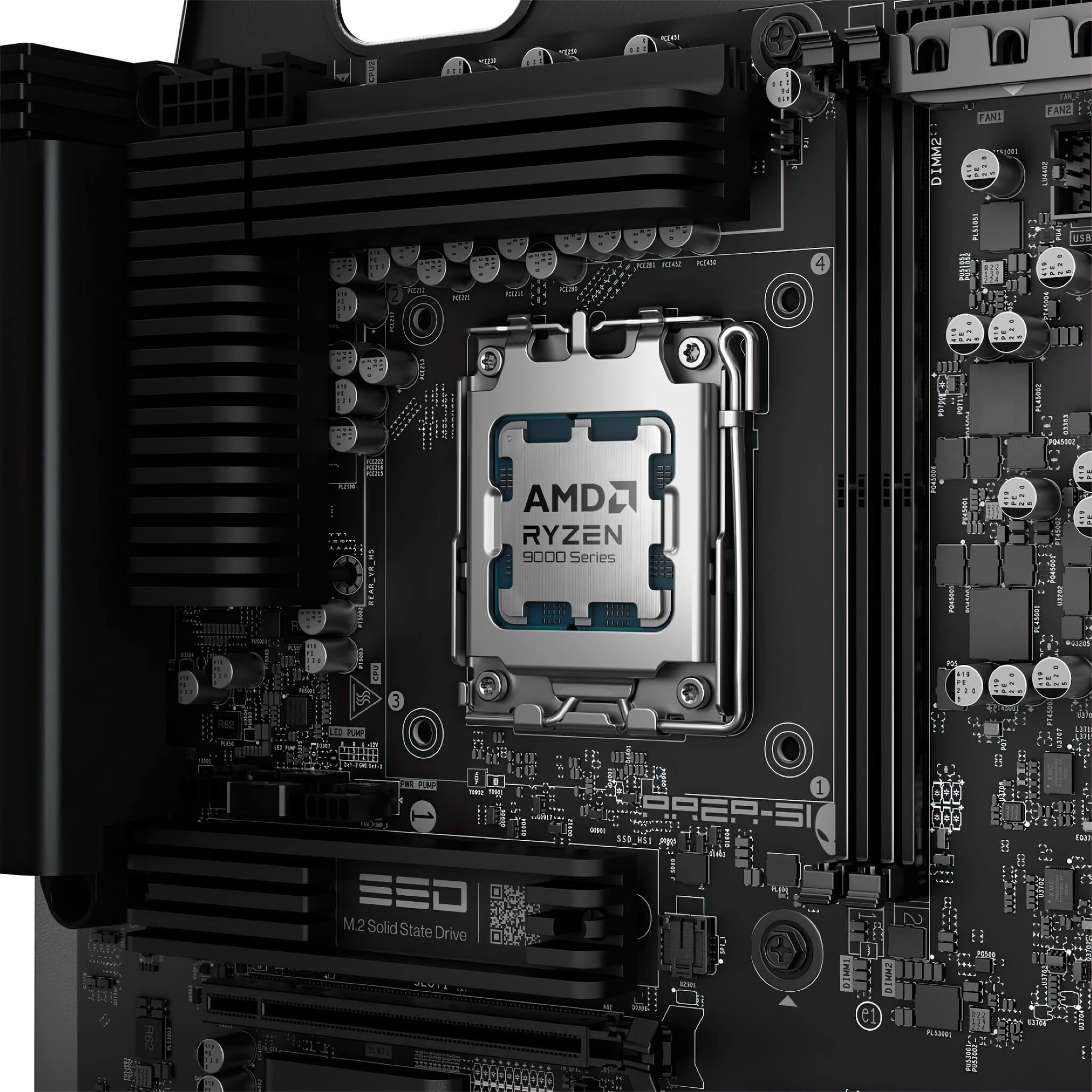 Alienware Area-51 tích hợp chip AMD Ryzen 7 9850X3D mạnh nhất