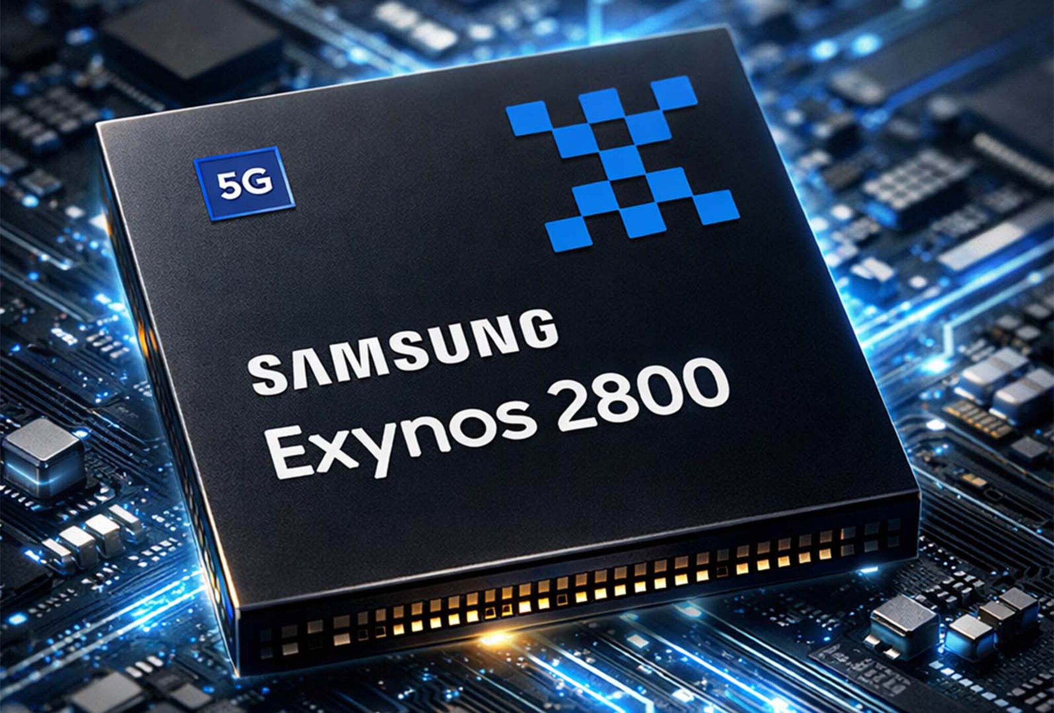 Samsung Exynos 2800 trên bo mạch ánh sáng xanh
