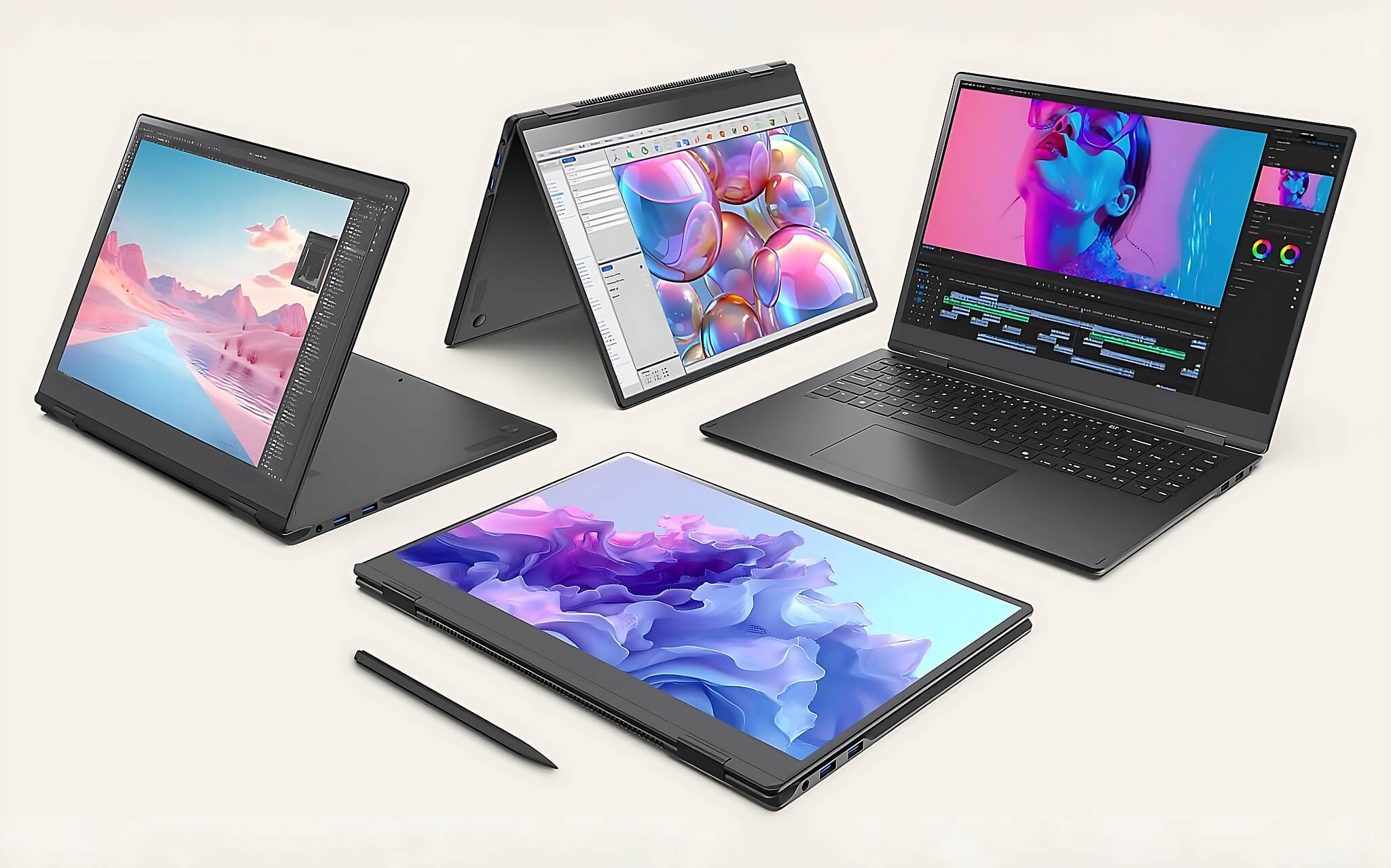 Laptop LG Gram Pro 16 dạng 2-in-1 màn OLED gập xoay trọng lượng nhẹ