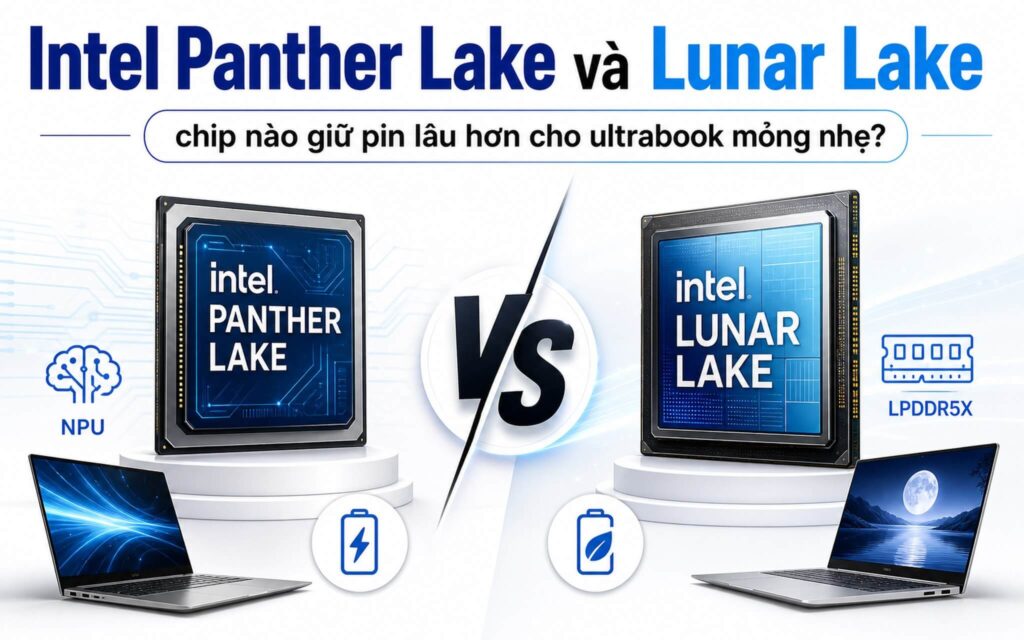 Nên mua Ultrabook Lunar Lake hay chờ Intel Panther Lake?