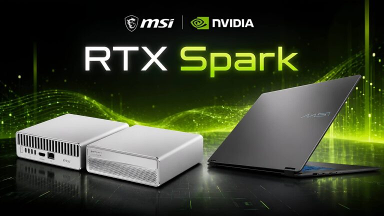 NVIDIA RTX Spark: MSI giới thiệu laptop AI và mini PC mới nhất