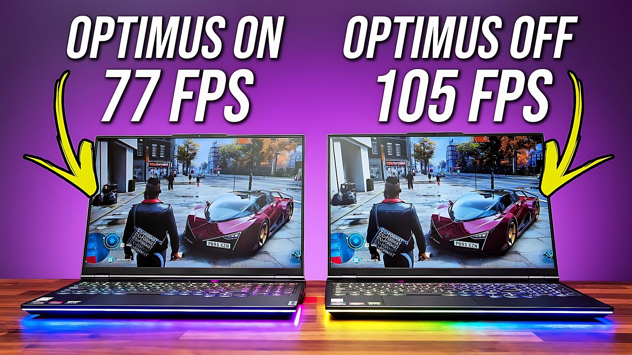 Biểu đồ so sánh FPS và thời lượng pin giữa các chế độ xuất hình laptop gaming