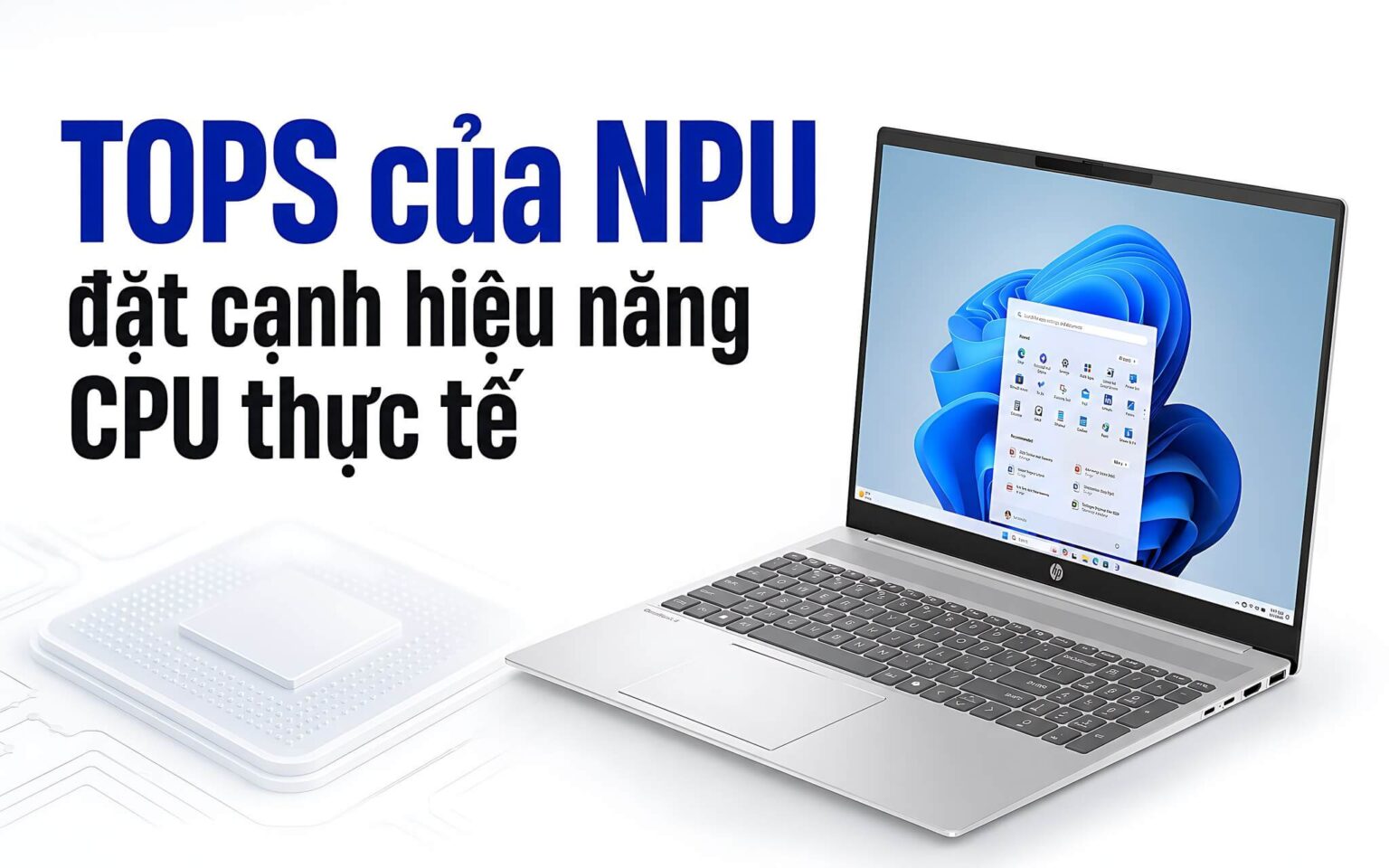 Chỉ số TOPS của NPU: Đọc đúng và đặt cạnh hiệu năng CPU thực tế