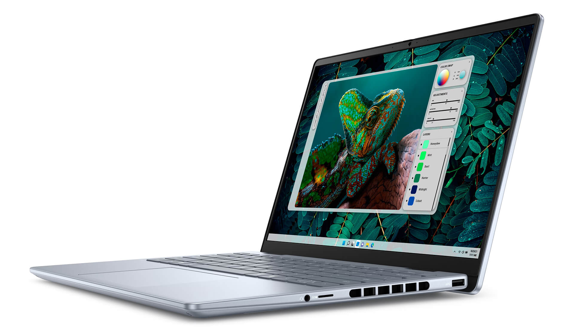 Thiết kế và cổng kết nối của Dell Inspiron 14 Plus 7440F