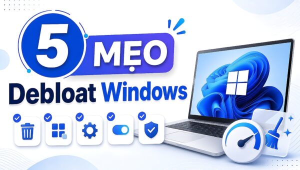 Debloat Windows: Máy nhẹ hơn nhưng Update vẫn phải chạy