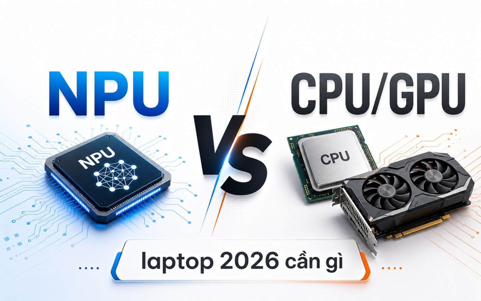 Laptop 2026 có thực sự cần NPU hay CPU/GPU là đủ?