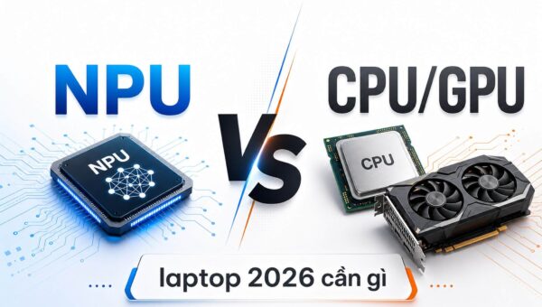 Laptop 2026 có thực sự cần NPU hay CPU/GPU là đủ?