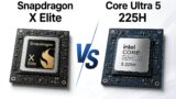 Laptop AI agent: Snapdragon X Elite và Core Ultra 5 225H, đâu là lựa chọn?