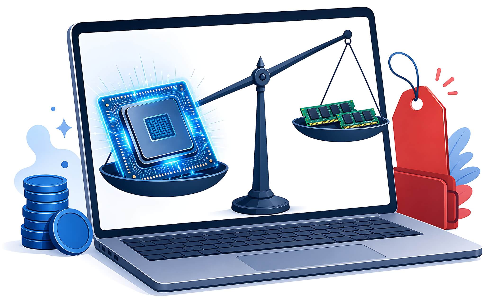 Chọn cấu hình laptop: Đừng dồn tiền cho CPU mà bỏ quên dung lượng RAM