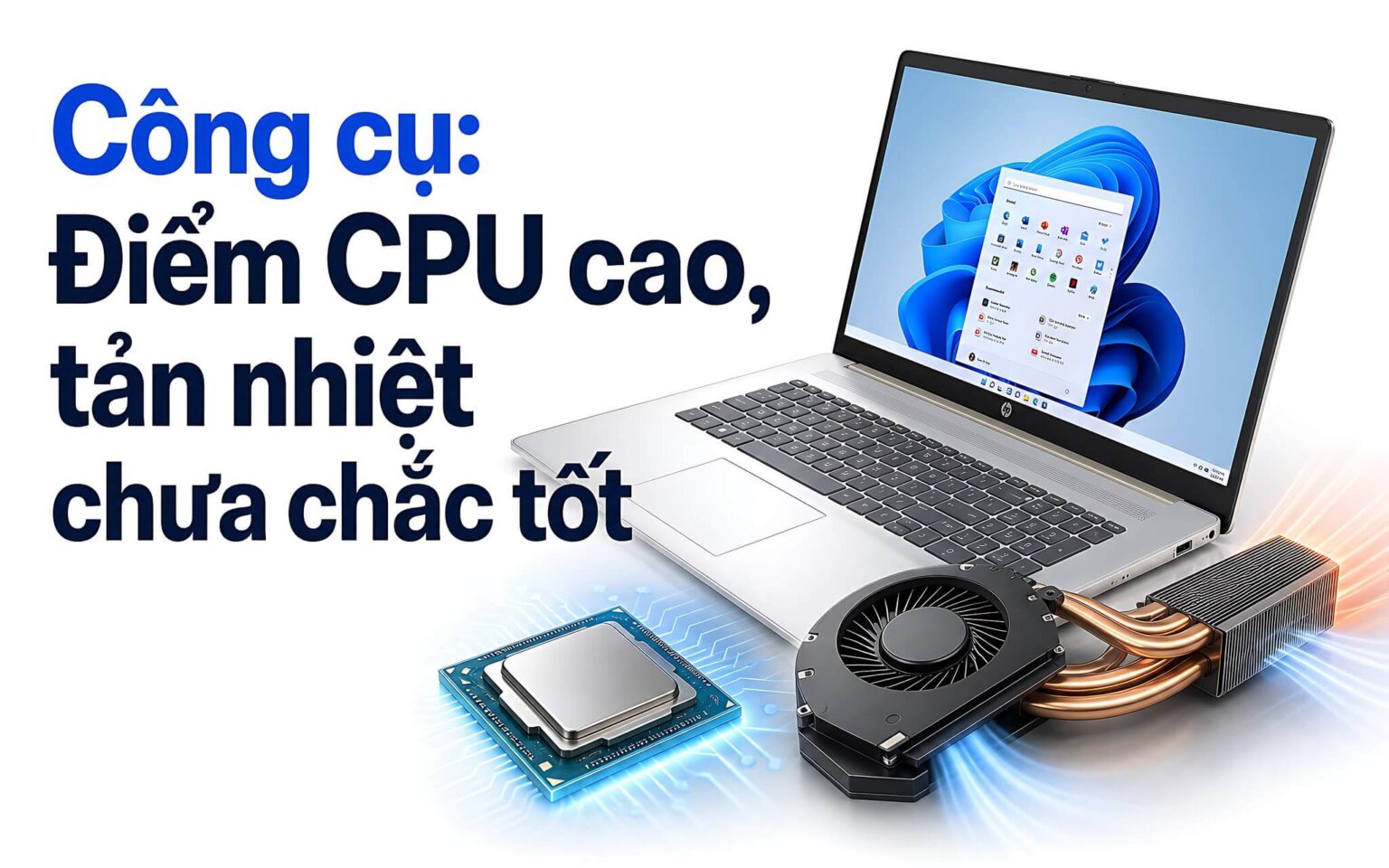 Phần mềm benchmark laptop: Điểm CPU cao chưa chắc tản nhiệt tốt