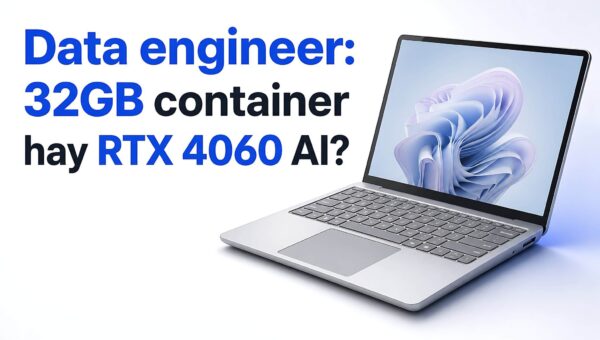 Chọn GPU cho Data Engineer: 32GB RAM cho Docker hay RTX 4060 cho AI?