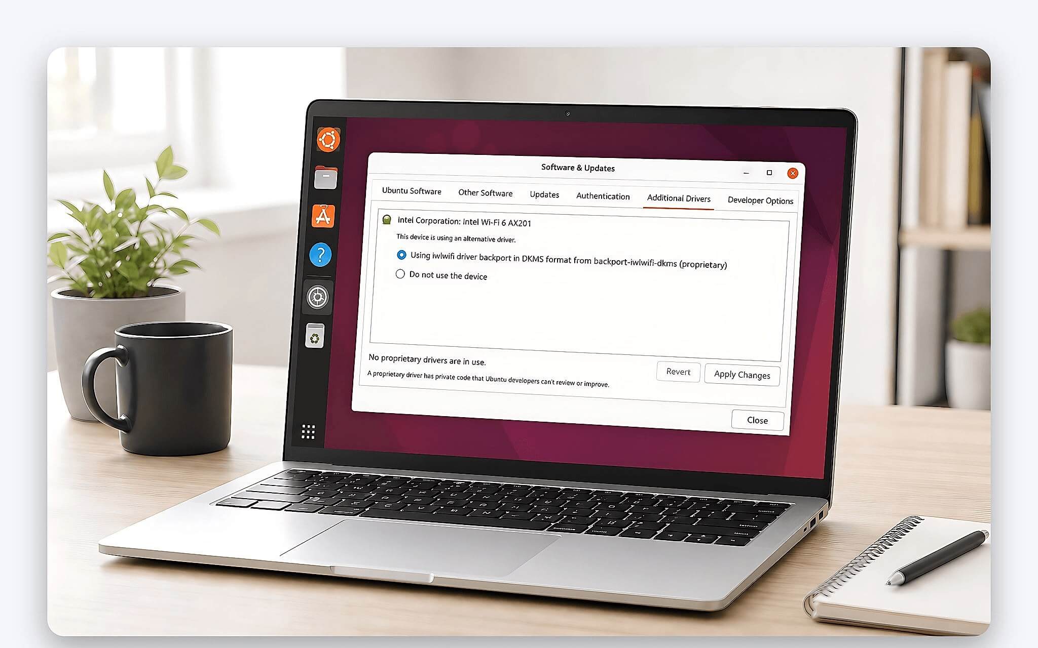Các bước kích hoạt firmware bổ sung thông qua công cụ Additional Drivers trên Ubuntu Các bước kích hoạt firmware bổ sung thông qua công cụ Additional Drivers trên Ubuntu
