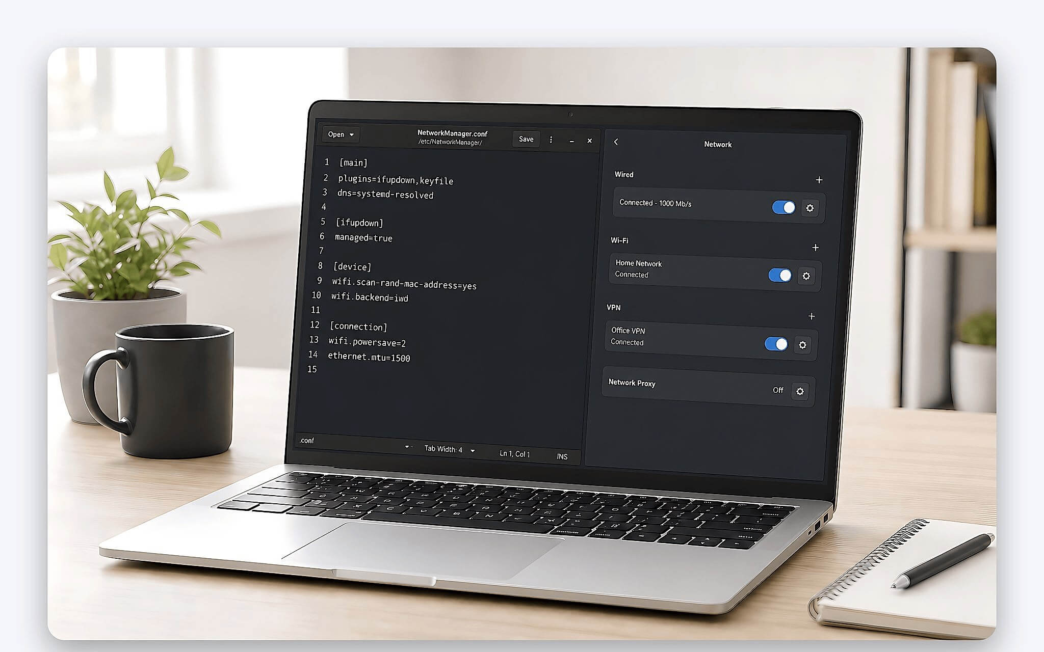 Tối ưu cấu hình NetworkManager giúp duy trì kết nối không dây ổn định lâu Tối ưu cấu hình NetworkManager giúp duy trì kết nối không dây ổn định lâu