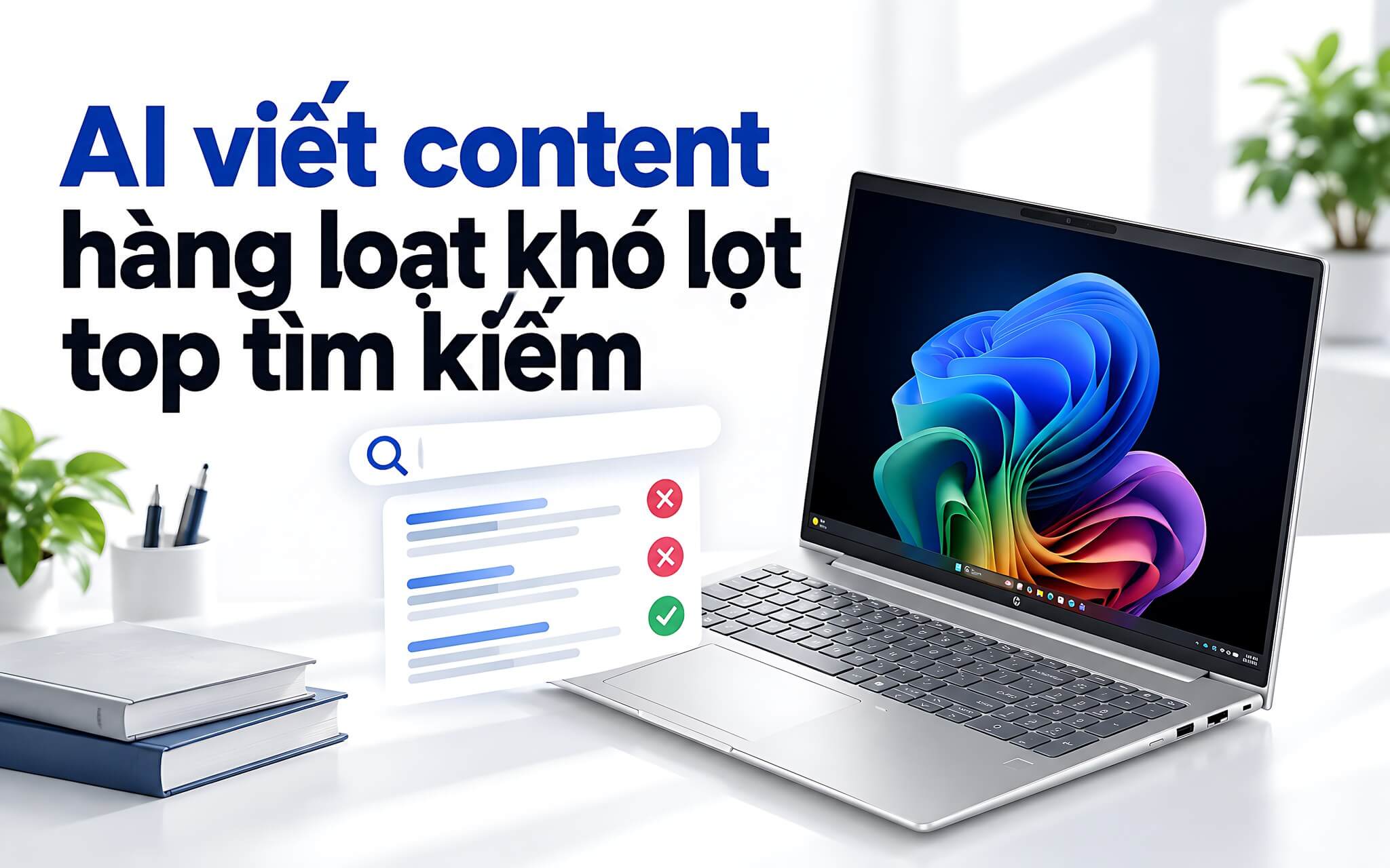 Vì sao AI viết content ồ ạt vẫn khó trụ lại top tìm kiếm?