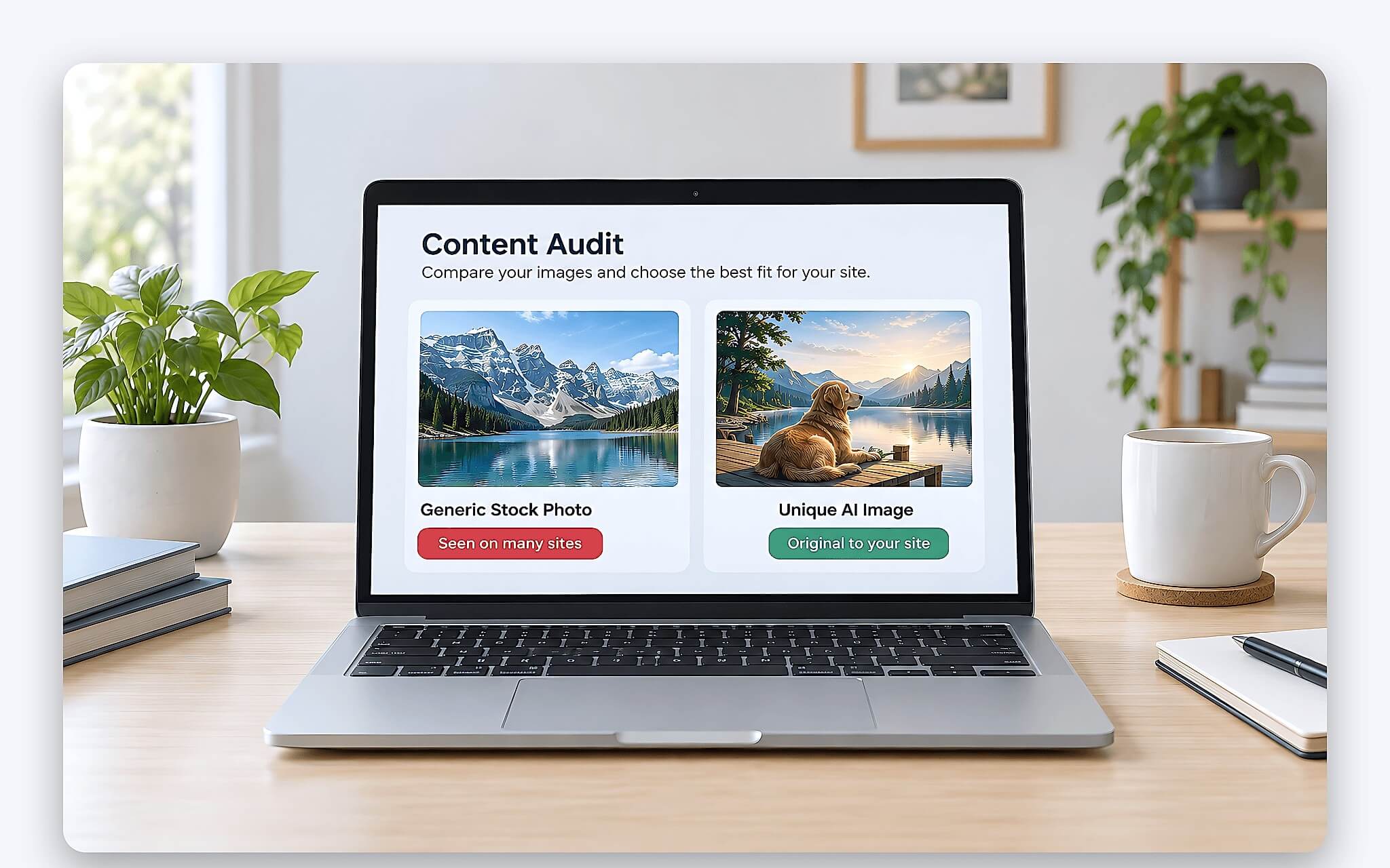Ảnh stock trùng lặp làm tụt thứ hạng SEO của bài viết