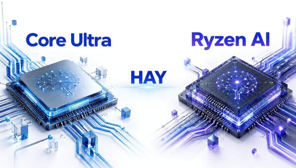 Laptop Intel Core Ultra đọ chip AMD Ryzen AI - Đồ họa và xử lý AI cục bộ
