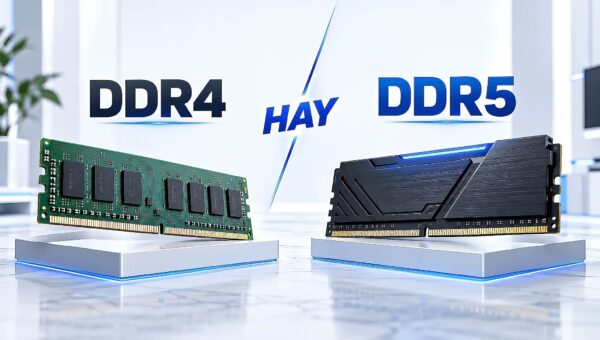 RAM DDR4 và DDR5 trên laptop - Đo băng thông cùng độ trễ CAS