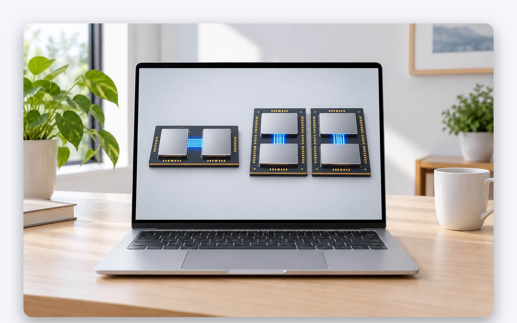 Phân biệt Fusion Architecture bên trong chip với UltraFusion nối hai chip M5 Max