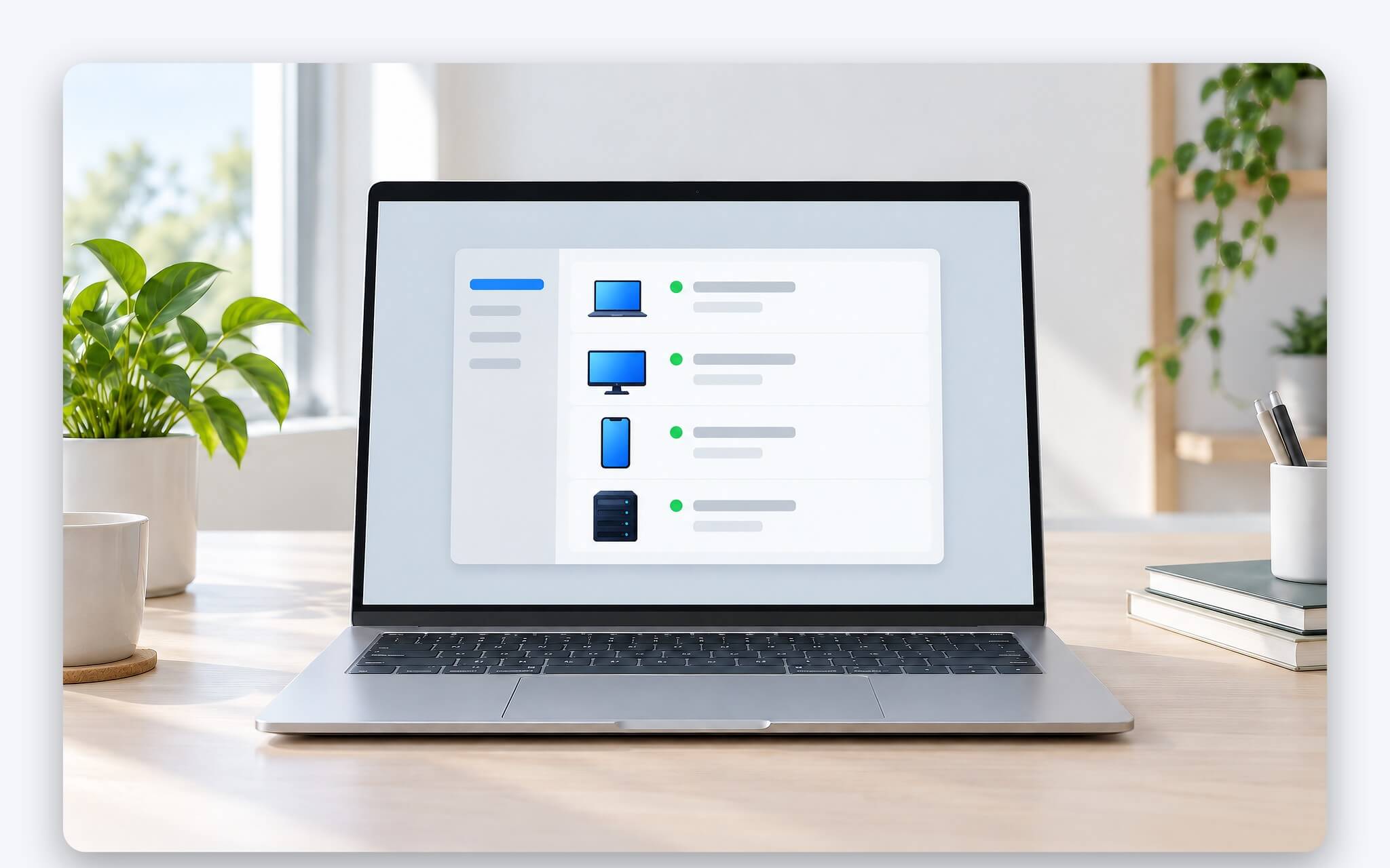Laptop Windows đăng nhập ứng dụng và gọi máy đích bằng tên MagicDNS